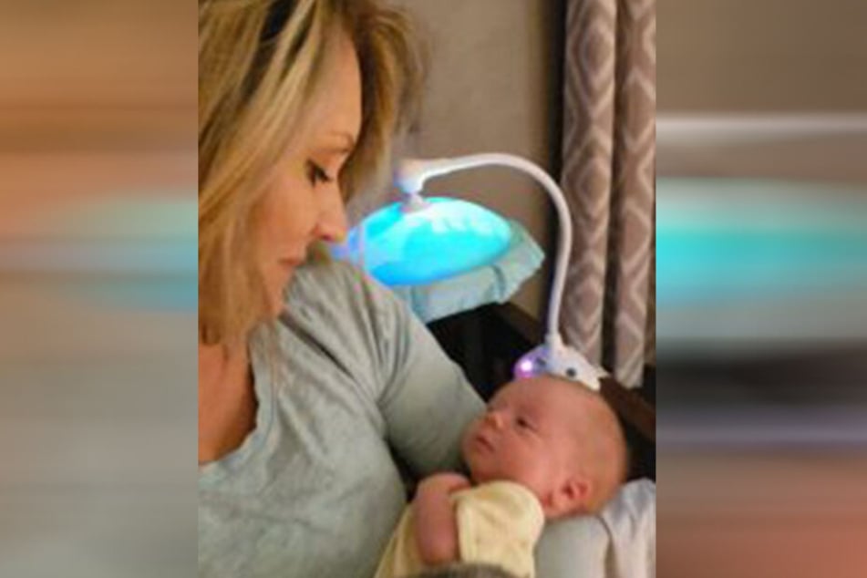 Andrea Bowling und der kleine Dylan. 12 Tage hatten die beiden einander.