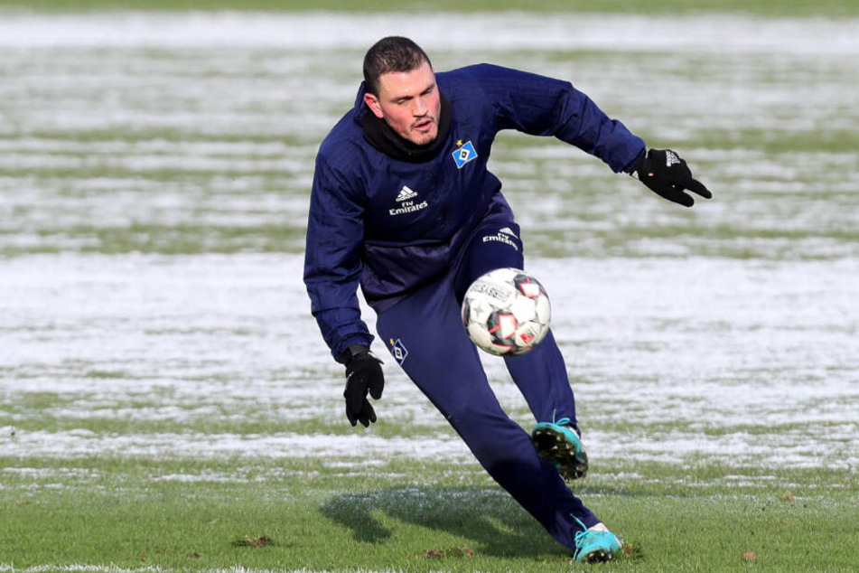 Kyriakos Papadopoulos arbeitet auf dem Trainingsplatz an seiner Rückkehr.