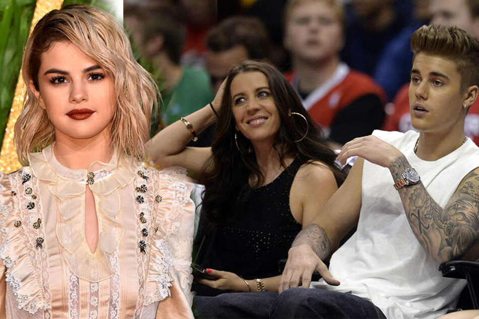Haben sich Selena Gomez (links) und die Mutter von Justin Bieber (mitte) gegen Justin Bieber verbündet?