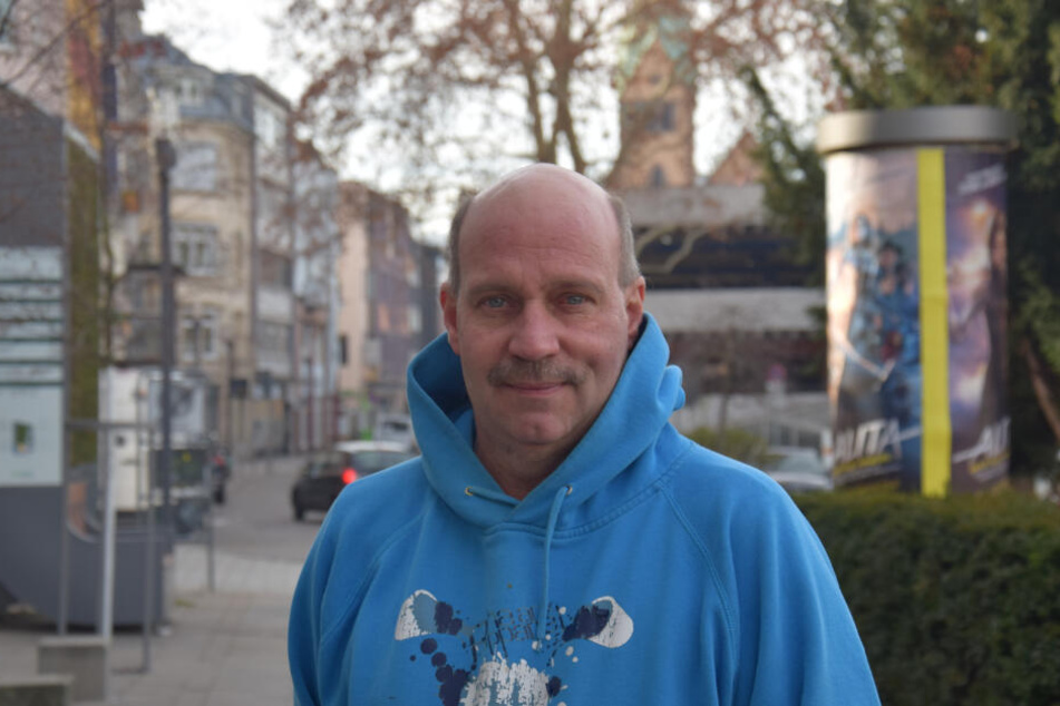 Thomas Schuler, Verkäufer und Stadtführer beim Trott-war.