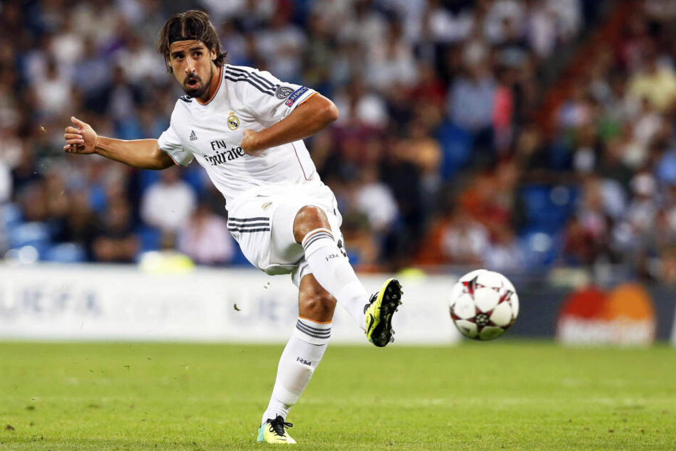 Sami Khedira 2013 im Trikot von Real Madrid.