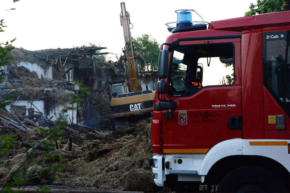 Alle Löschversuche der Feuerwehr waren vergebens.
