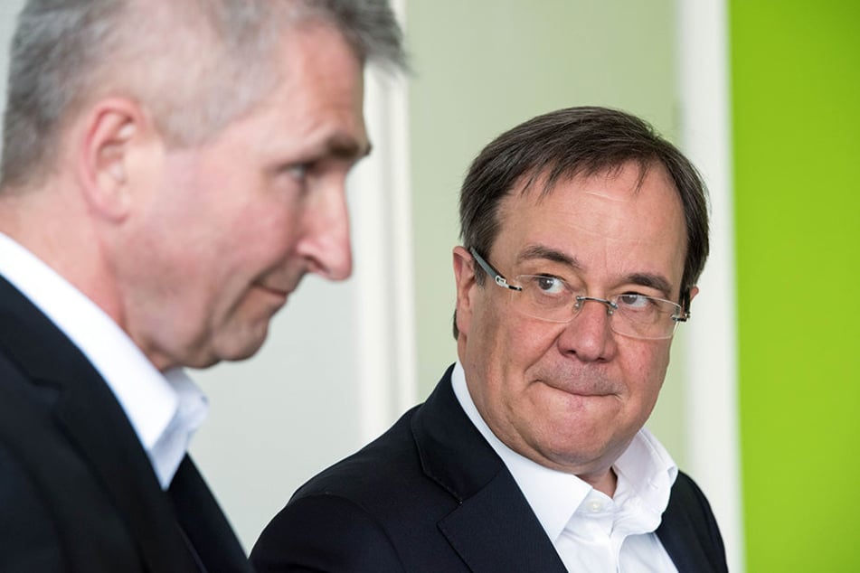 Planen die Zukunft: Armin Laschet (re.), NRWs CDU-Landesvorsitzender, und der ehemalige NRW-Wissenschaftsminister Andreas Pinkwart (FDP).