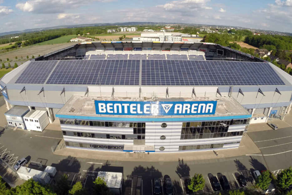 In der heimischen Benteler-Arena findet das Pokalspiel statt.
