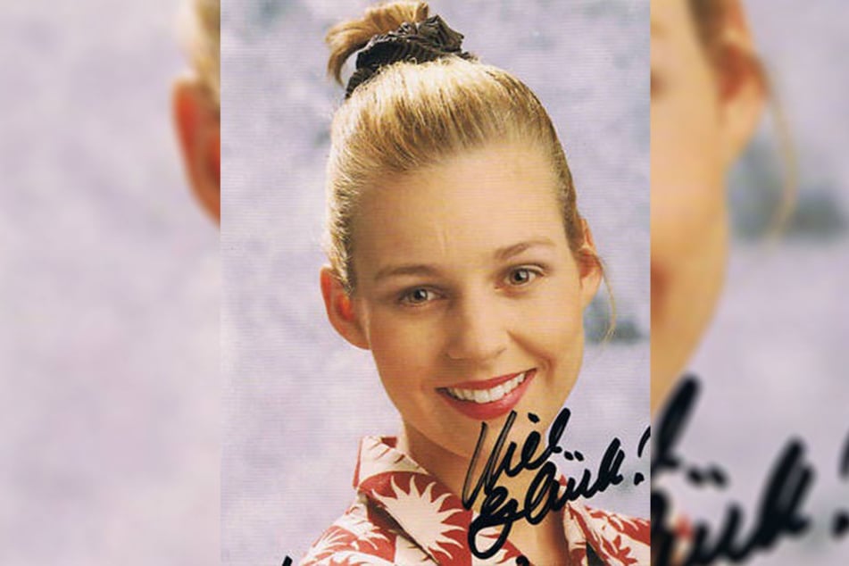 Die GZSZ-Autogrammkarte von Mirjam Köfer (43). Die Tochter von Schauspiellegende Herbert Köfer spielte bis November 1993 mit.