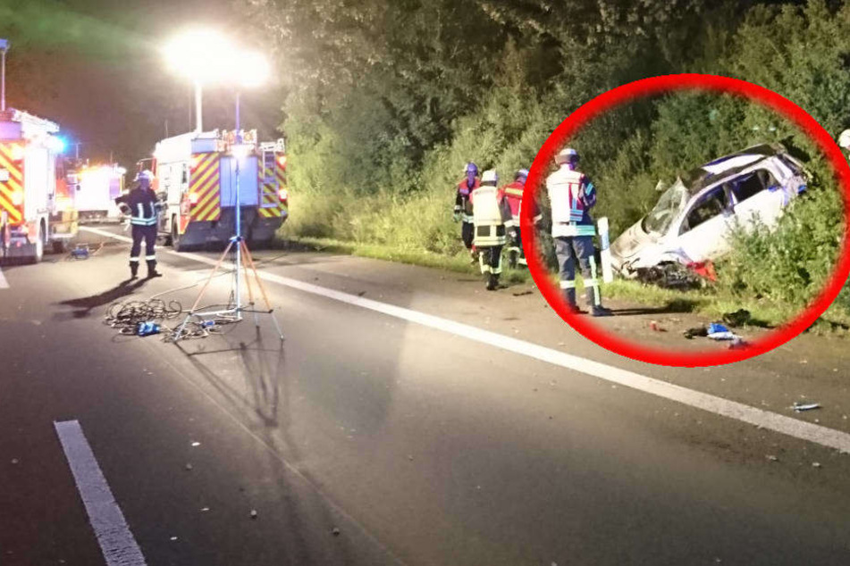 Der Fahrer kam bei dem Unfall ums Leben.