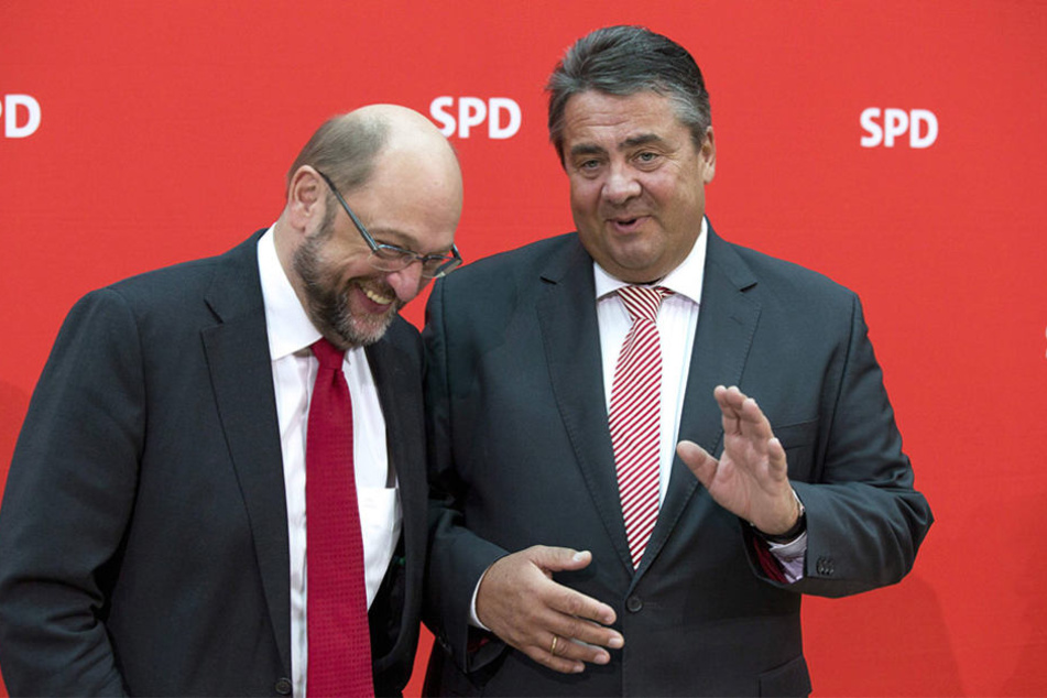 Galten als mögliche Kanzlerkandidaten: Martin Schulz (l.) und Sigmar Gabriel.