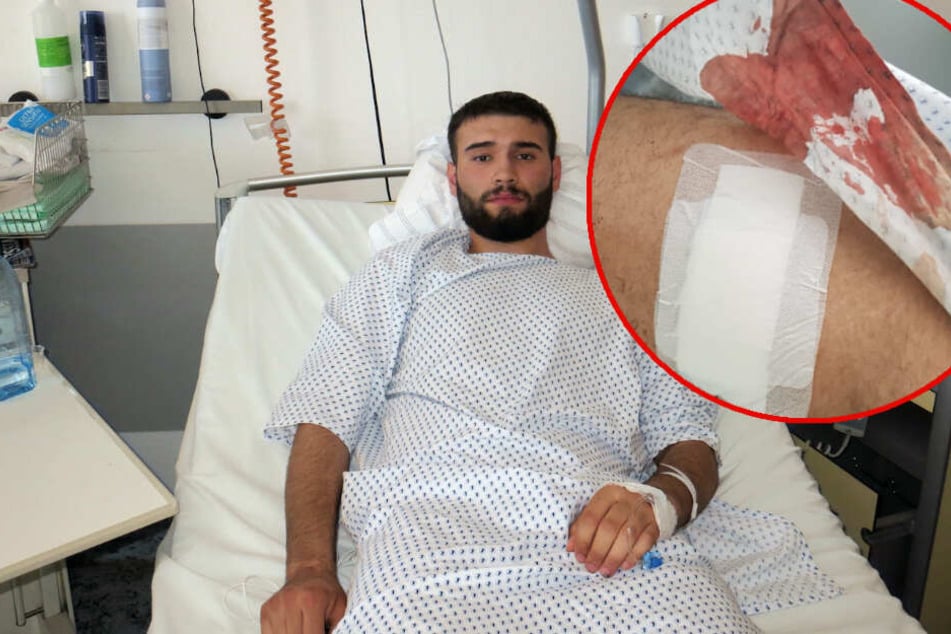 Hajar D. (18) liegt im Krankenhaus. Nach dem er gegen die Messer-BrÃ¼der von der EisenbahnstraÃe ausgesagt hatte, wurde er am Dienstag selbst niedergestochen.