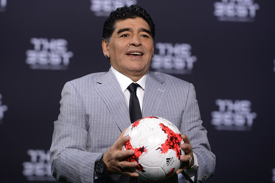 Sorgt des Öfteren für großes Aufsehen: Fußball-Legende Diego Maradona (58)