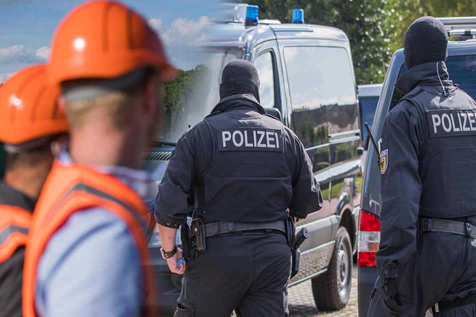 Spezialkräfte mussten jetzt einen Bauarbeiter vor einem aggressiven Mann schützen. (Symbolbild)
