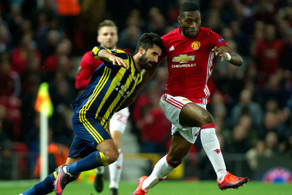   Timothy Fosu-Mensah at the Europa League match against Fenerbahce Istanbul. 