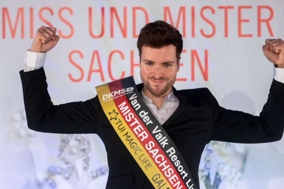Konnte die Konkurrenz mit seinem Charme und dem makellosen Aussehen abhängen: Tobias Ritter (28) ist der amtierende Mister Sachsen.