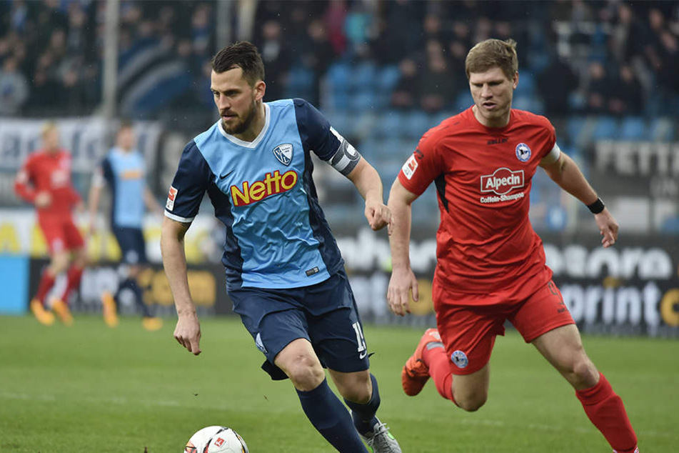 Das letzte Duell der beiden endete 2:2: Bochum verhinderte die Pleite gegen Bielefeld in der 96.(!) Minute durch einen Elfmeter-Nachschuss von Terodde.