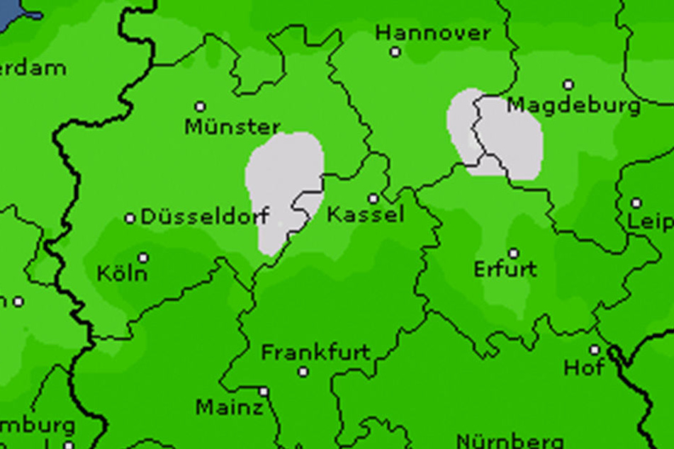 In Teilen Ostwestfalens kann es zu Schnellfall kommen und die Temperaturen sinken hinab.