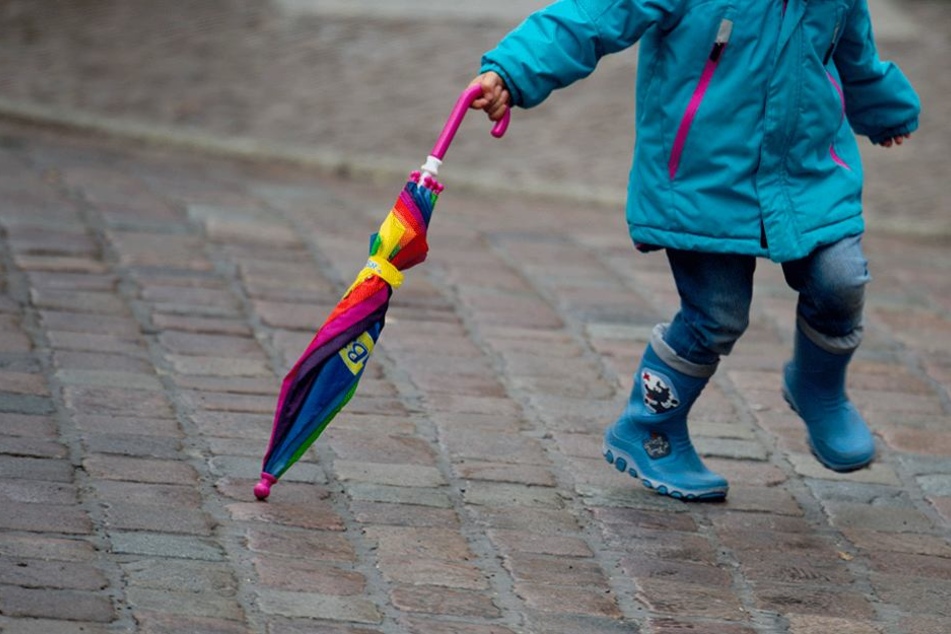 Das kleine Mädchen war plötzlich auf die Straße gerannt.