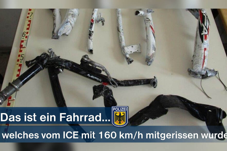 Diese Einzelteile des Rads wurden in der Umgebung gefunden. Wer erkennt das Fahrrad?