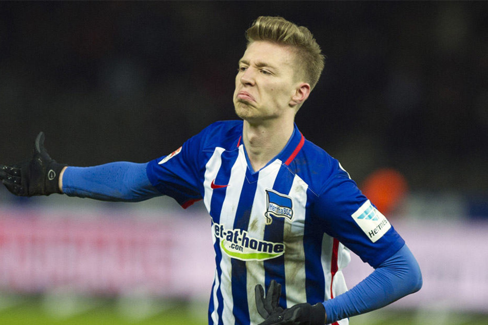 Herthas Mitchell Weiser soll auf der Einkaufsliste von RB Leipzig stehen.