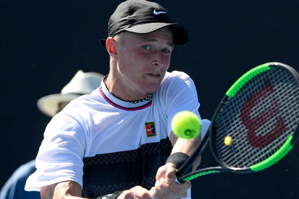 Nichts zu holen für Rudi Molleker. Das Tennis-Talent scheiterte bei den Australien Open in Rund eins.