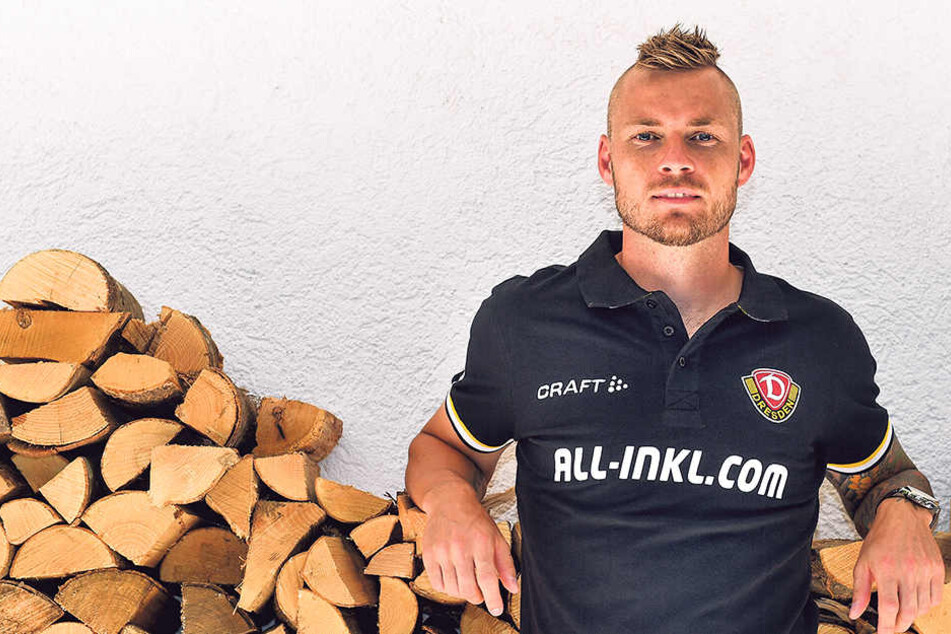 Irokesen-Schnitt, den linken Armvoller Tattoos - Dynamos NeuzugangBrian Hamalainen fällt optisch auf.