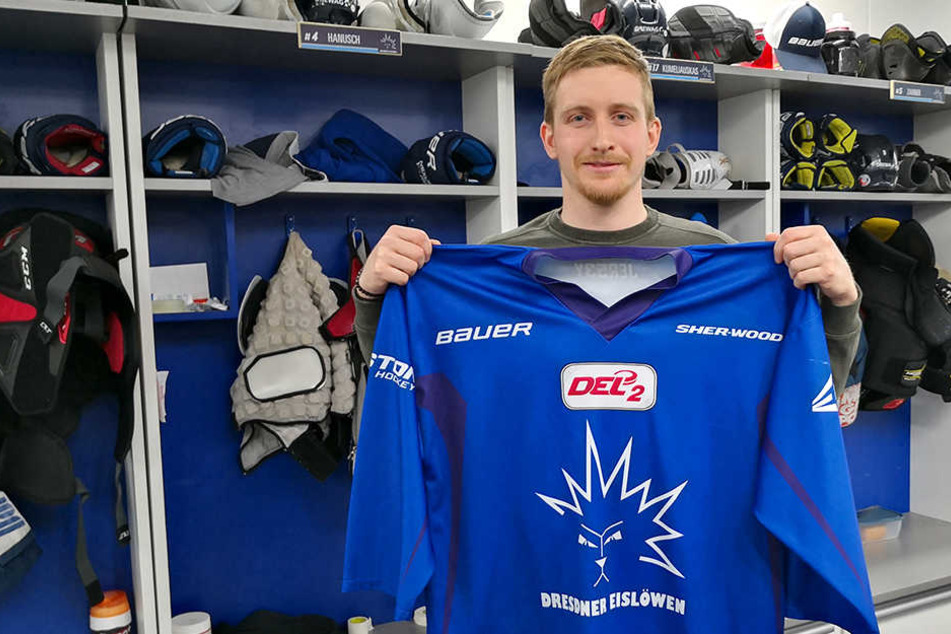 Thomas Schmid läuft künftig für die Dresdner Eislöwen.