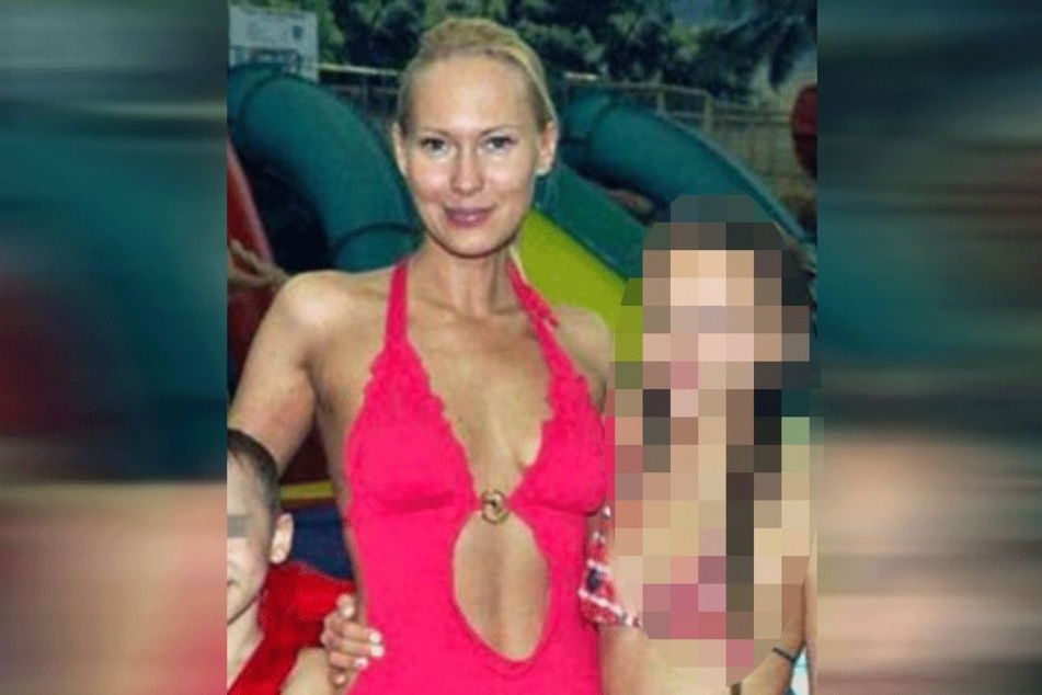 Irina Gladkikh (35) mit ihren Kindern.