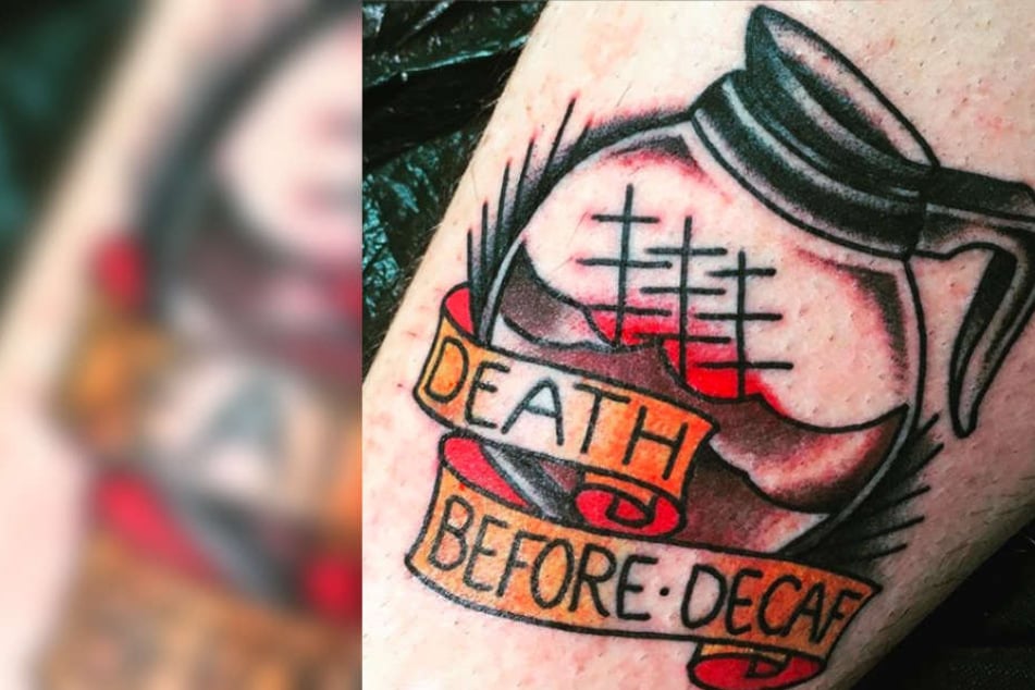 kaffee vor tattoo