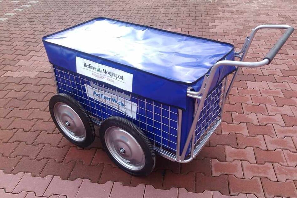 In einem solchen Schubwagen war der Brandsatz versteckt. Wer hat Personen mit einem ähnlichen Wagen in der Nähe der Invalidenstraße gesehen?