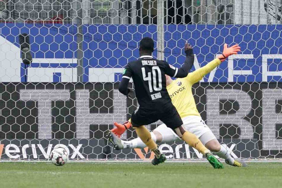 Hier trifft Berko zum 1:0 für Dynamo.