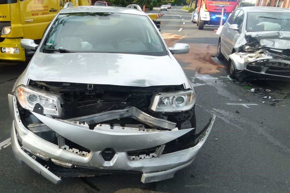Eine 77-Jährige raste am Sonntag frontal in das Auto eines 63-jährigen Münsteraners.