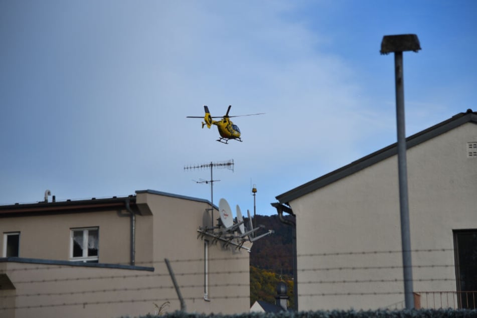 Das Unfallopfer kam per Hubschrauber in eine Klinik.