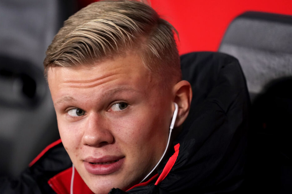 Erling Braut Haaland (19) war am Donnerstag in Leipzig und Dortmund.