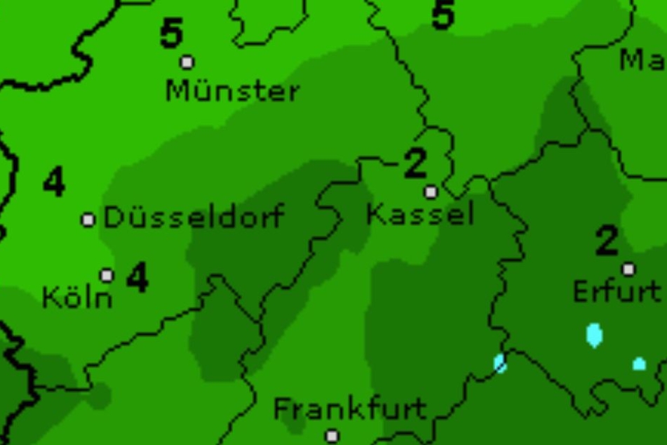 Die Temperaturen liegen am Wochenende um die 5 Grad.