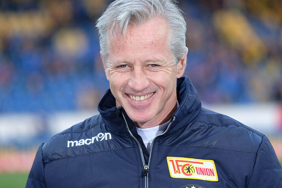 Jens Keller hat allen Grund zur Freude. Union Berlin ist zwar nicht aufgestiegen, feiert aber dennoch die erfolgreichste Saison ihre Zweitliga-Geschichte.