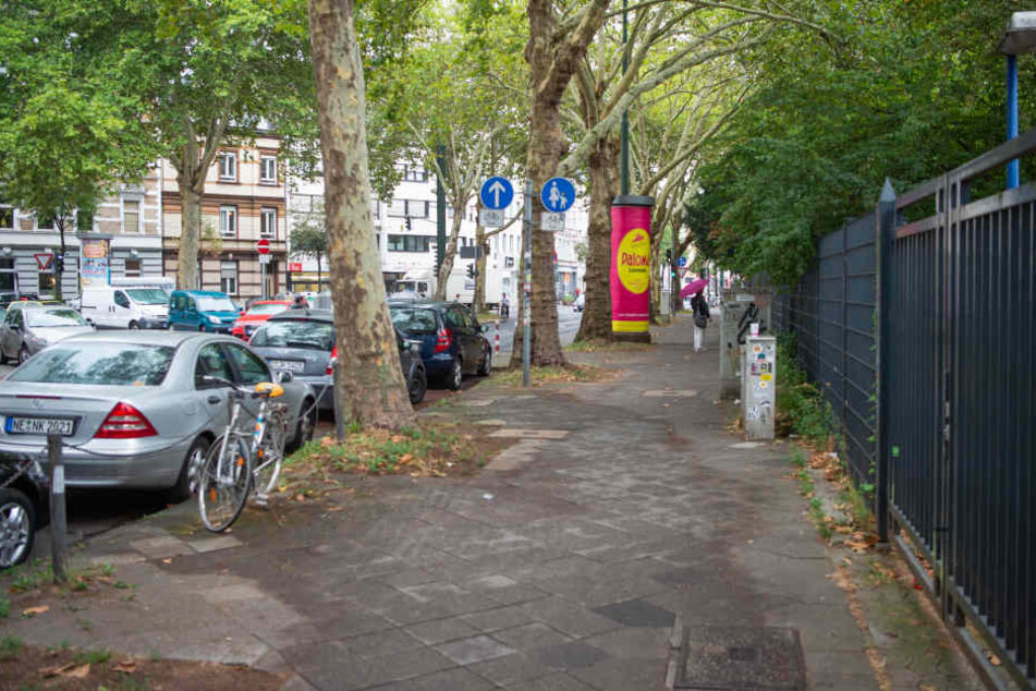 Auf dieser Straße in Düsseldorf-Friedrichstadt geschah die tödliche Tat.