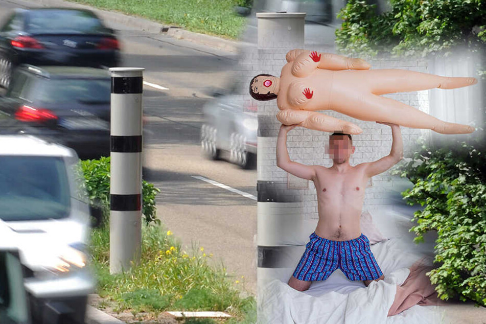 Unbekannte haben sich mit einer Sexpuppe jetzt offenbar einen Scherz erlaubt. (Symbolbild einer weiblichen Sexpuppe)