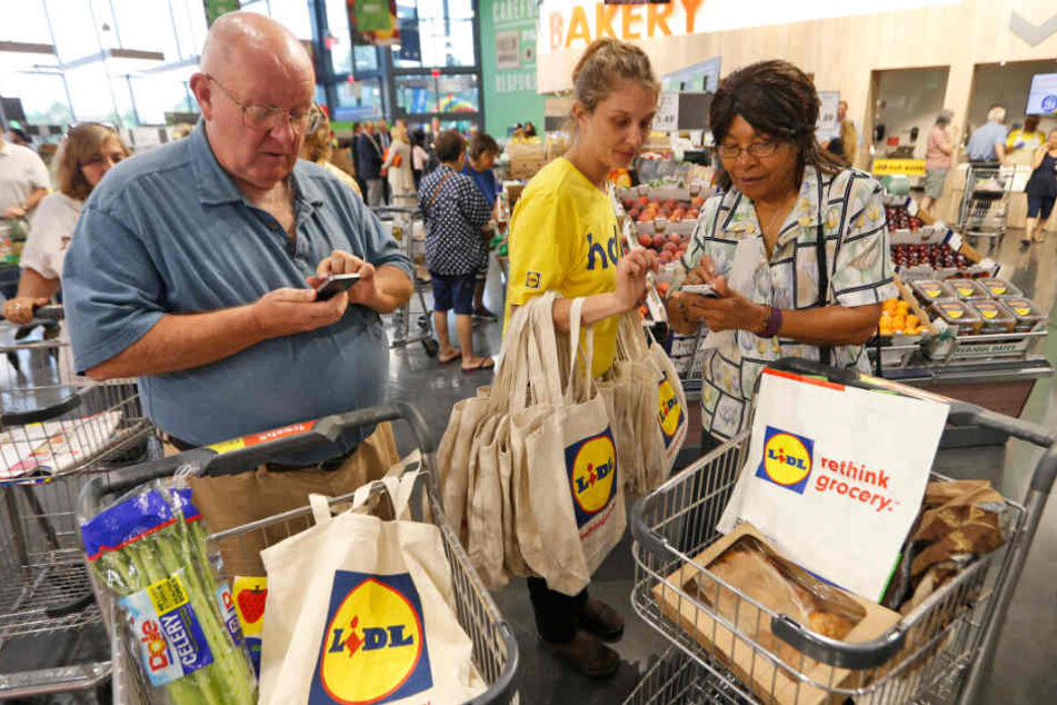 In den USA hat Lidl ordentlich Konkurrenz: Marktführer Walmart und anderen Ketten buhlen hie rum die Kunden. (Symbolbild)