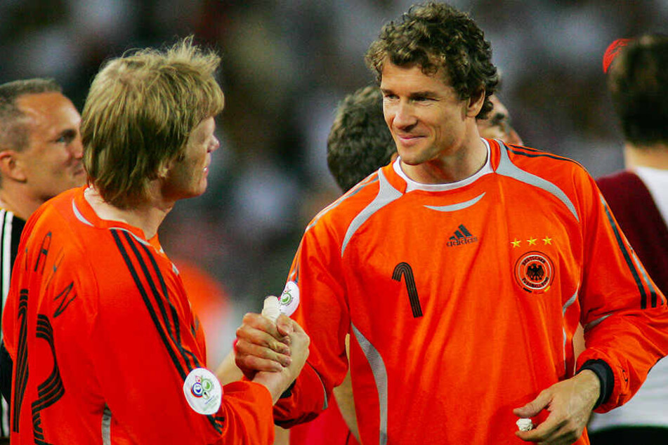 Eine Entscheidung, die viele deutsche Fußballfans nicht verstanden: Jens Lehmann stand beim "Sommermärchen" 2006 im Tor, Oliver Kahn war nur die Nummer zwei.