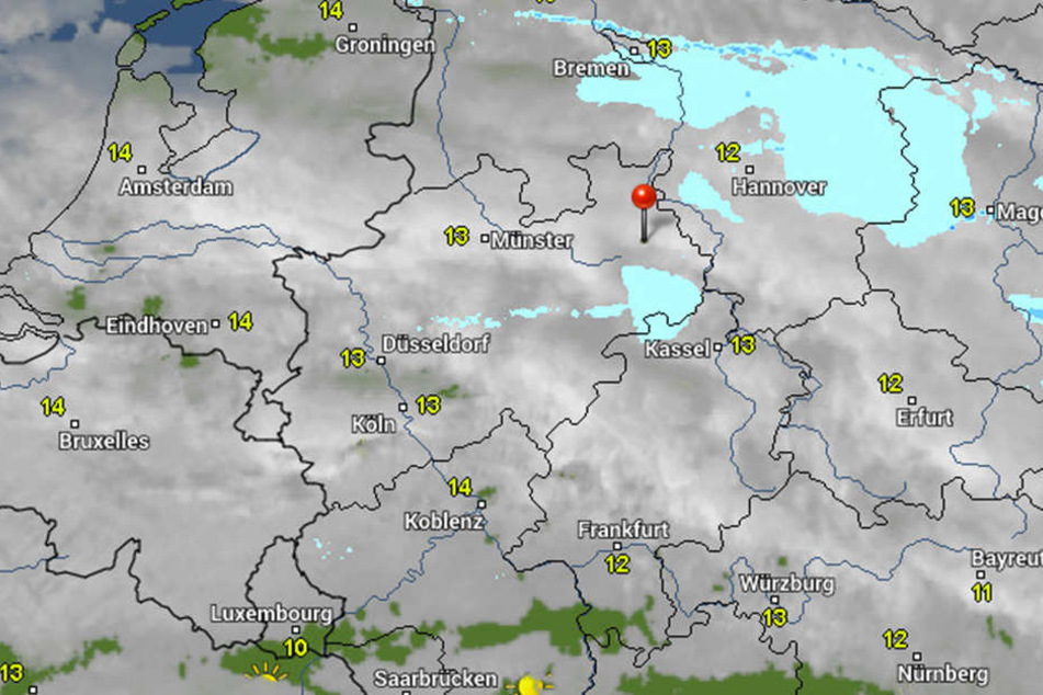 Über OWL sind am Wochenende lustig-feuchte Wolkenfestspiele.
