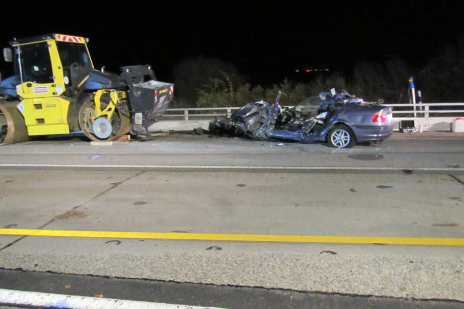 Das Auto war nach dem Unfall kaum noch wiederzuerkennen.