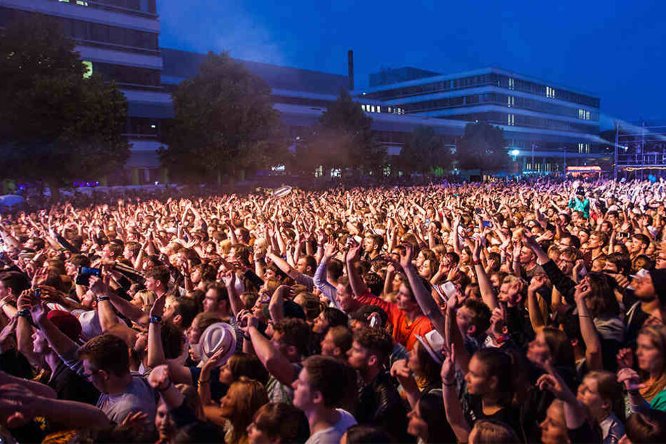 Das Campus Festival in Bielefeld ist immer gut besucht.