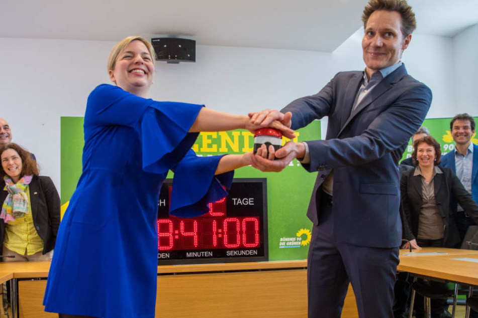 Katharina Schulze und Ludwig Hartmann sind die Spitzenkandidaten der Grünen in Bayern.