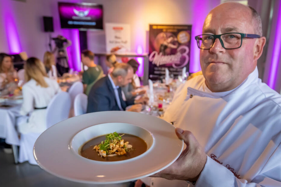 Beim 4-Gang-Menü von Chefkoch Andreas Kirsch (59) kommen auch Feinschmecker auf ihre Kosten.