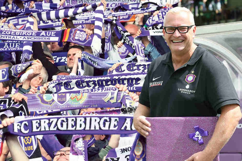 Besucherzahlen top - FCE-Geschäftsführer Michael Voigt hat gut lachen.