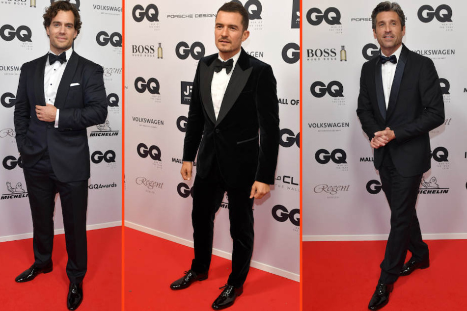 Einer schöner als der andere: die Schauspieler Henry Cavill, Orlando Bloom und Patrick Dempsey.