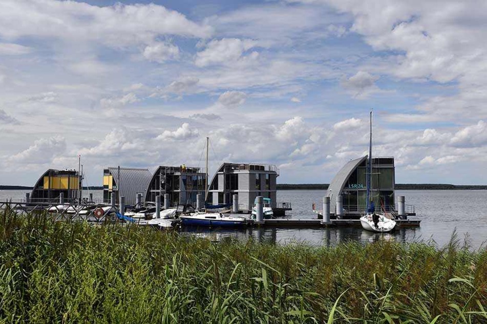 Wohnen mitten auf dem See: In Hoyerswerda ist das möglich.