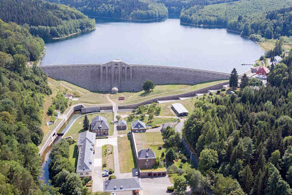 Die Trinkwassertalsperre in Klingenberg liefert über die Hälfte des Dresdner Trinkwassers.