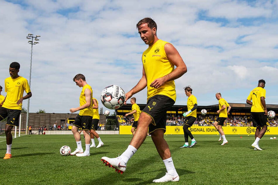 Findet er nochmal zurück zu alter Form? Mario Götze (vorne).