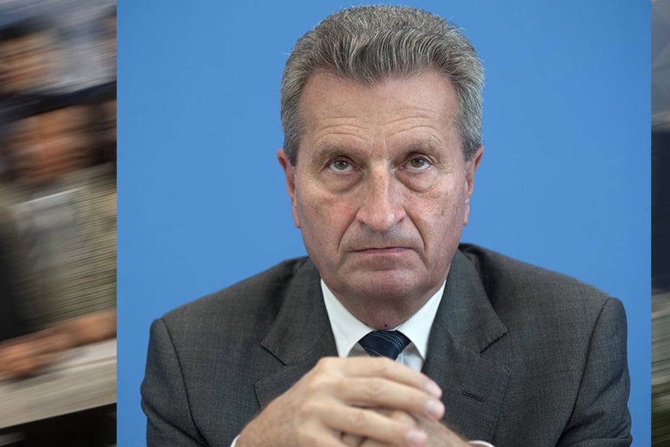 EU-Kommissar Günther Oettinger (63, CDU) steht seit dem Wochenenden in harter Kritik.