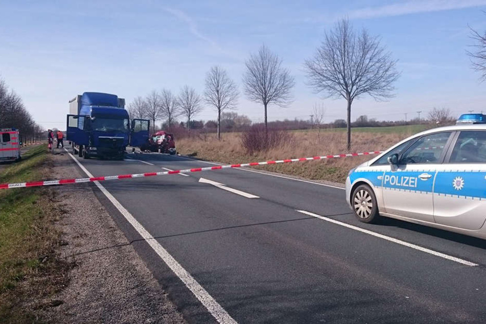 Die K2A ist nach dem Unfall noch immer voll gesperrt.