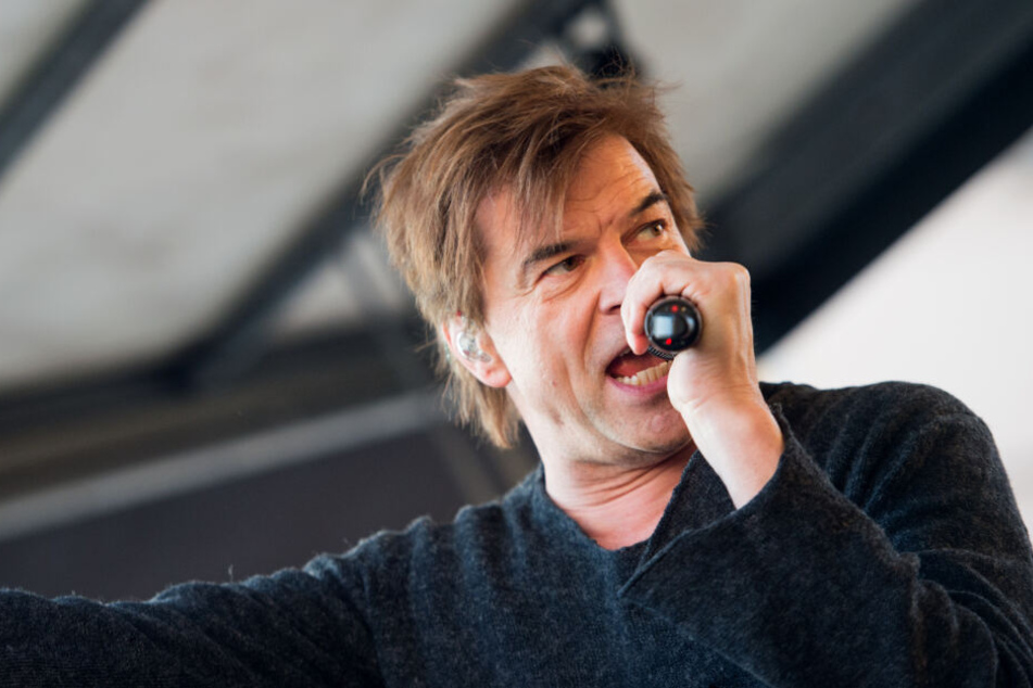 Campino, Sänger der Toten Hosen, bei einem Auftritt in Dresden.